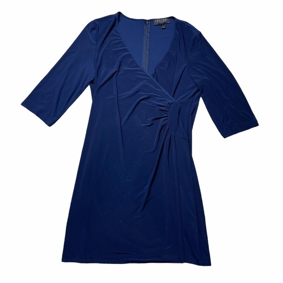 Laundry by Shelli Segal Blue Mini Dress Size XLP - Picture 7 of 9